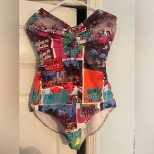 Joe Boxer size XXL Las Vegas pattern one piece